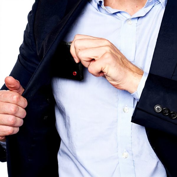 Portefeuille Homme Alpine Swiss Delaney Mince RFID Cuir