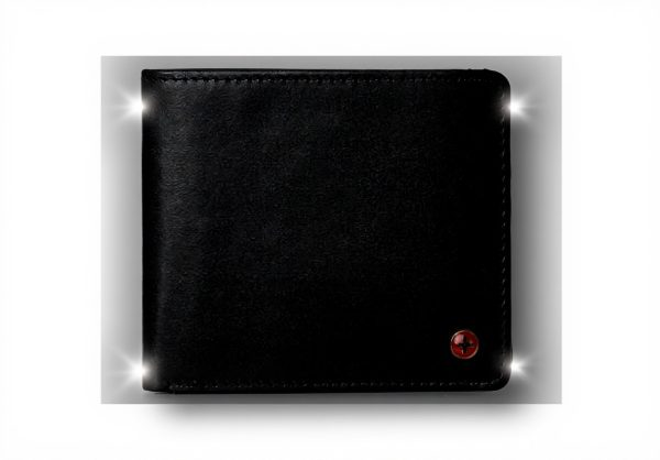 Portefeuille Homme Alpine Swiss Cuir RFID Bifold Noir