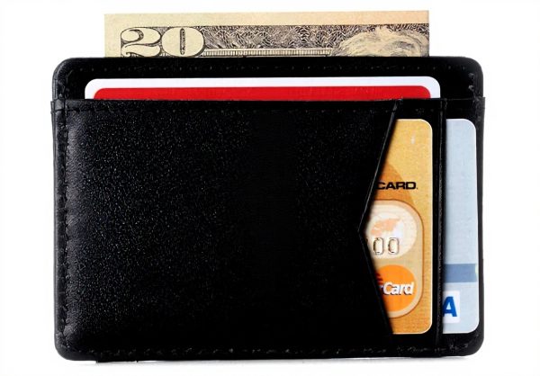 Portefeuille homme Alpine Swiss cuir lisse RFID minimaliste