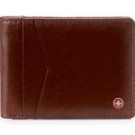 Portefeuille homme Alpine Swiss Delaney Mince cuir nappa