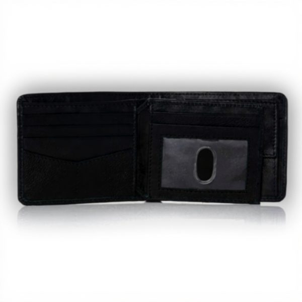 Portefeuille RFID Alpine Swiss cuir nappa doux homme deux