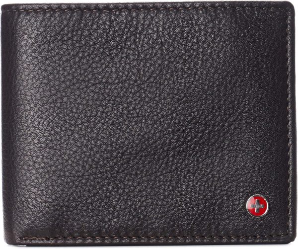 Portefeuille Homme Alpine Swiss Cuir Nappa RFID Protection-0