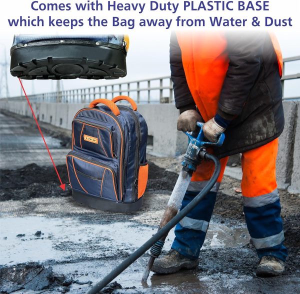 Sac à dos outils professionnel BOLTWORK 51 poches nylon-2