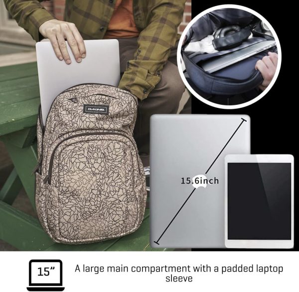 Sac à dos Dakine Campus M 25 L mixte polyester confortable-4