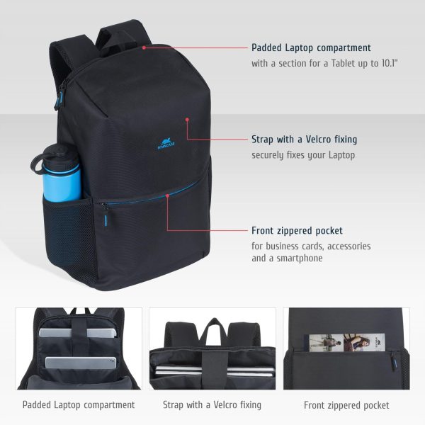 Sac à dos ordinateur portable 15,6 Rivacase antivol-6