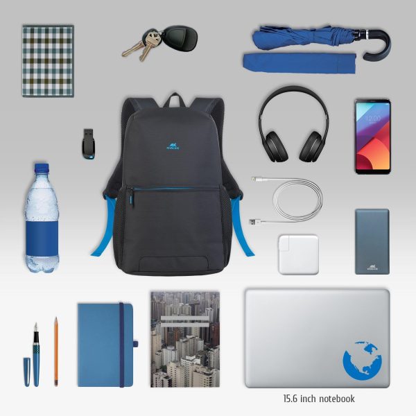 Sac à dos ordinateur portable 15,6 Rivacase antivol-7