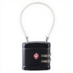 Cadenas TSA Samsonite 10 cm noir sécurité voyage accessoires