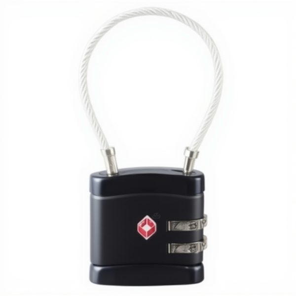 Cadenas TSA Samsonite 10 cm noir sécurité voyage accessoires