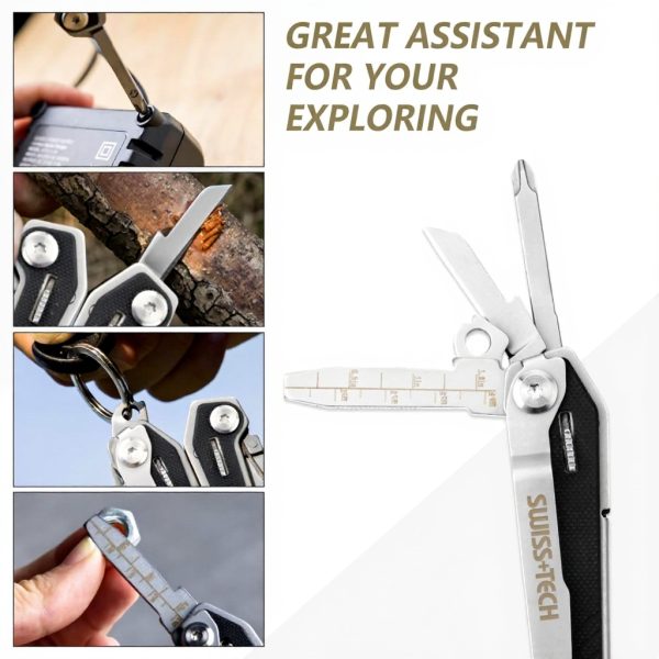 Pince multifonction SwissTech acier inoxydable 16 en 1