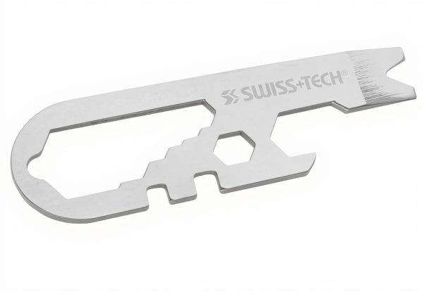 Clé multifonction SwissTech 14 en 1 acier inoxydable