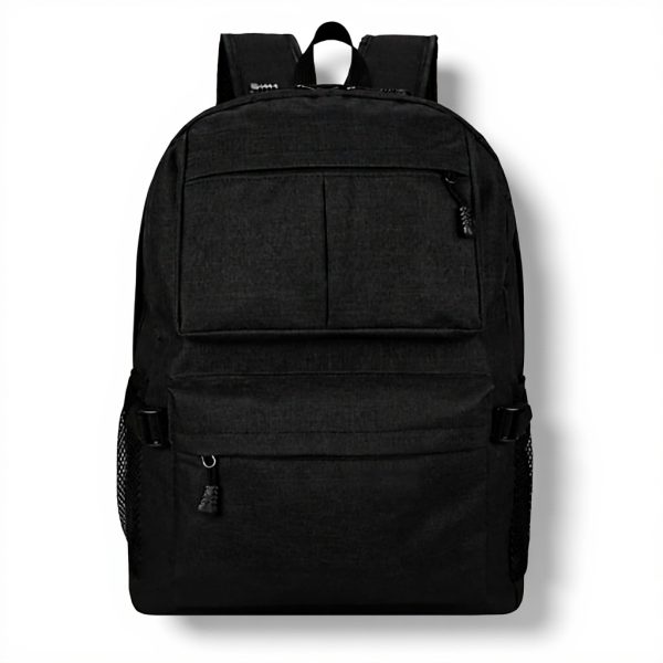 Sac à Dos Étudiant Universitaire Portable USB Noir Gris