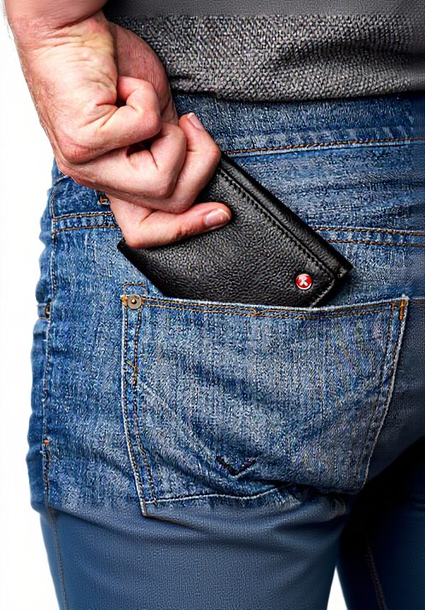 Portefeuille homme cuir véritable Alpine Swiss RFID trois