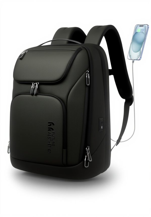Sac à dos HEROIC KNIGHT 17,3 pouces étanche USB vert