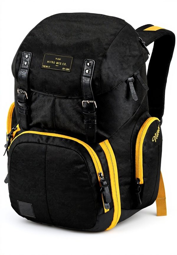 Sac à dos Nitro Weekender Pack 15 Noir Doré 42L Polyester