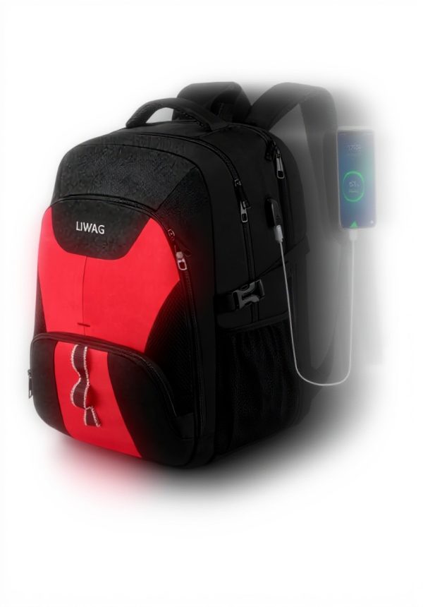 Sac à dos ordinateur portable 17 pouces LIWAG USB antivol