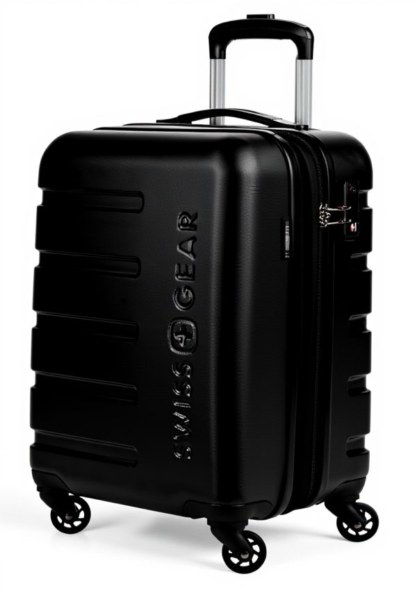 Valise cabine Swiss Gear rigide extensible 45,7 cm Noir