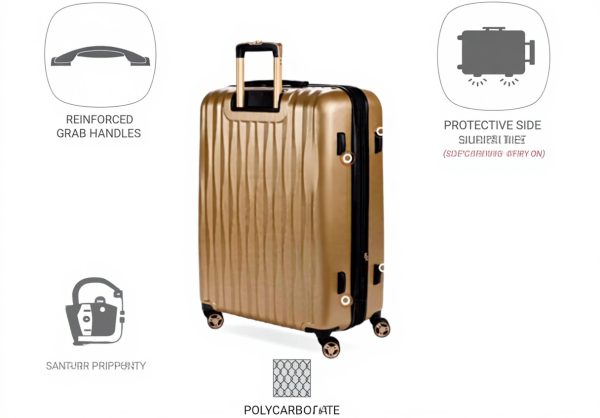 Valise Swiss Gear Or doré 711 bagage adulte unisexe