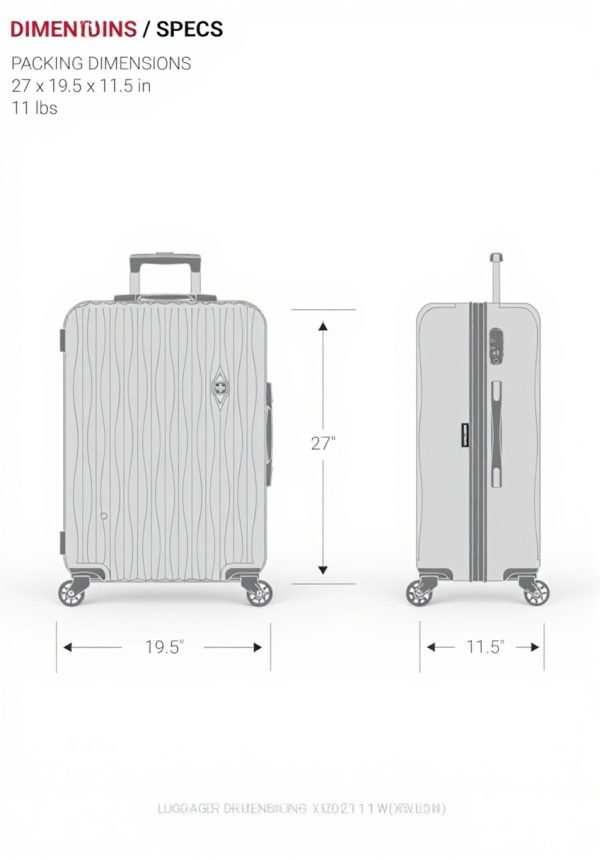 Valise Swiss Gear Or doré 711 bagage adulte unisexe