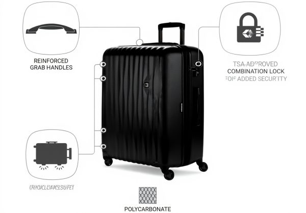 Valise rigide SwissGear extensible roulettes pivotantes