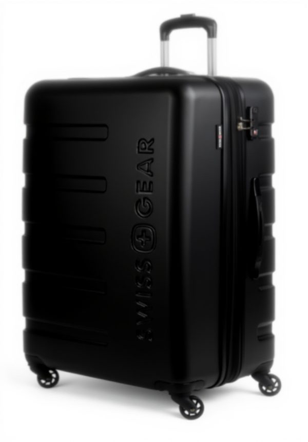 Valise rigide SwissGear extensible roulettes pivotantes noir