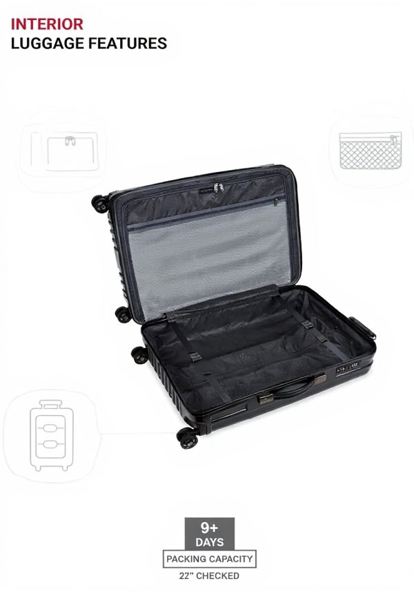 Valise rigide SwissGear extensible roulettes pivotantes