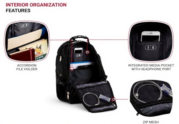 Sac à dos ordinateur SwissGear polyester durable