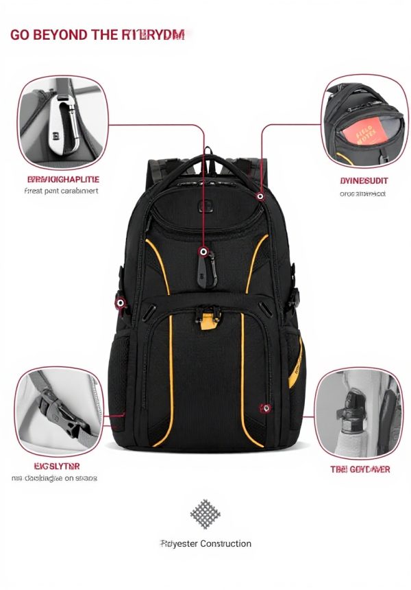 Sac à dos ordinateur SwissGear technologie ScanSmart