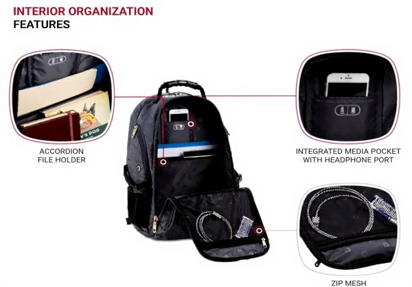 Sac à dos SwissGear ordinateur portable 17 pouces