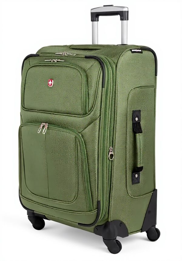 Valise SwissGear Sion extensible roues pivotantes vert