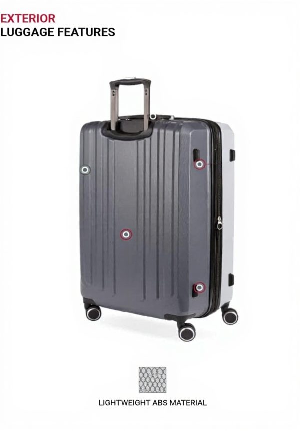 Valise Rigide Extensible SwissGear Roulettes Pivotantes