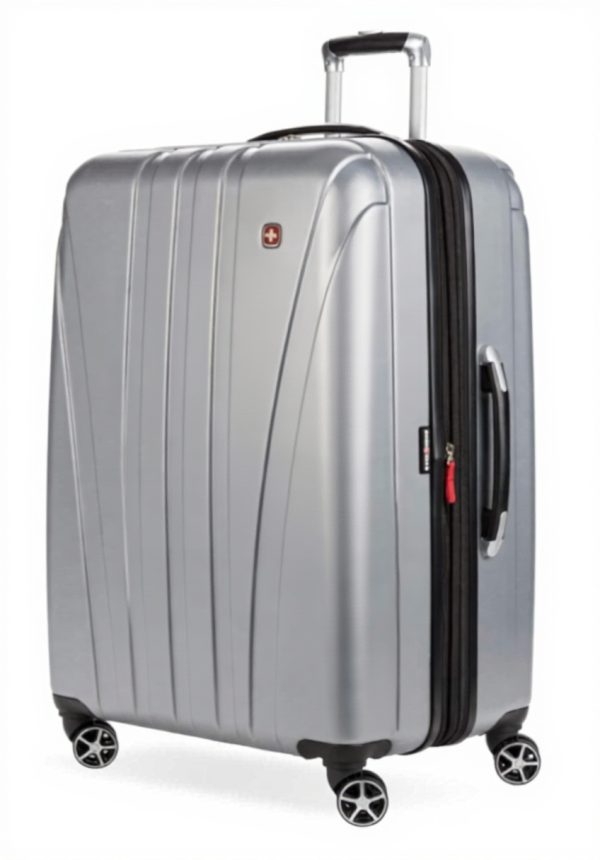 Valise rigide SwissGear roues pivotantes argenté voyage