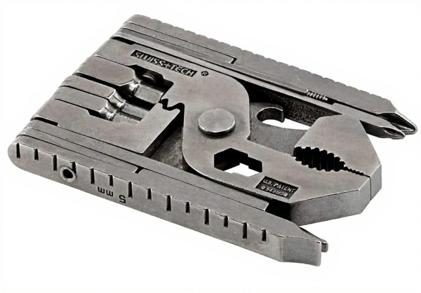 Kit outils poche SwissTech 22-en-1 acier inoxydable compact