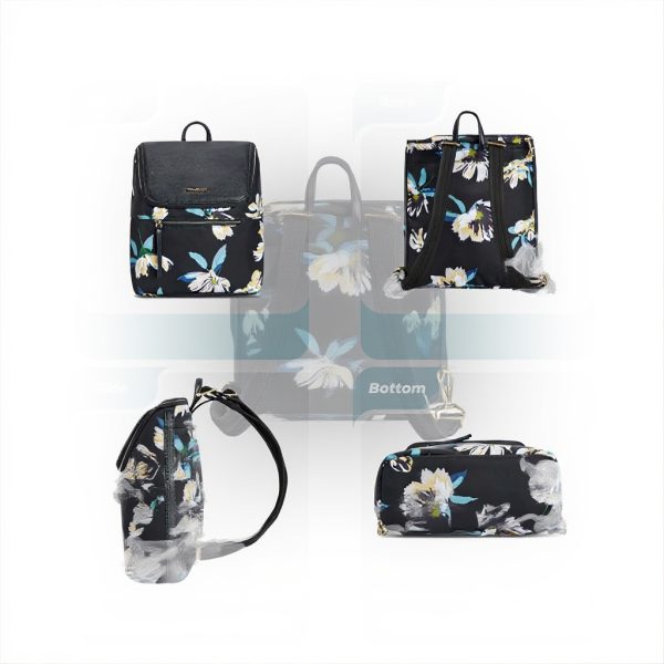 Sac à dos antivol Travelon Addison Midnight Floral loisir