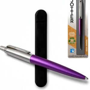 Parker Jotter Stylo bille acier inoxydable encre bleue-0