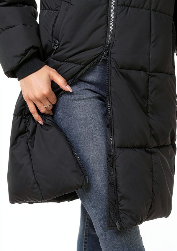 Manteau femme hiver fourrure chaude Generic couleurs-4