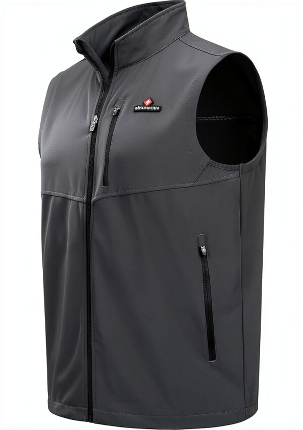 Gilet softshell homme respirant déperlant Höhenhorn noir-1