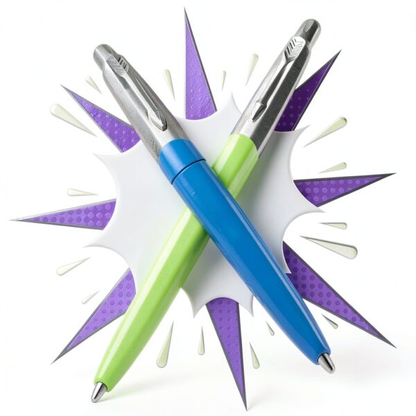 Stylo Parker Jotter bille rétractable acier inoxydable-1