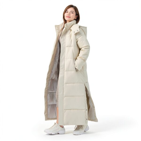 Doudoune femme YAOJIWANG duvet naturel chaude confortable-3