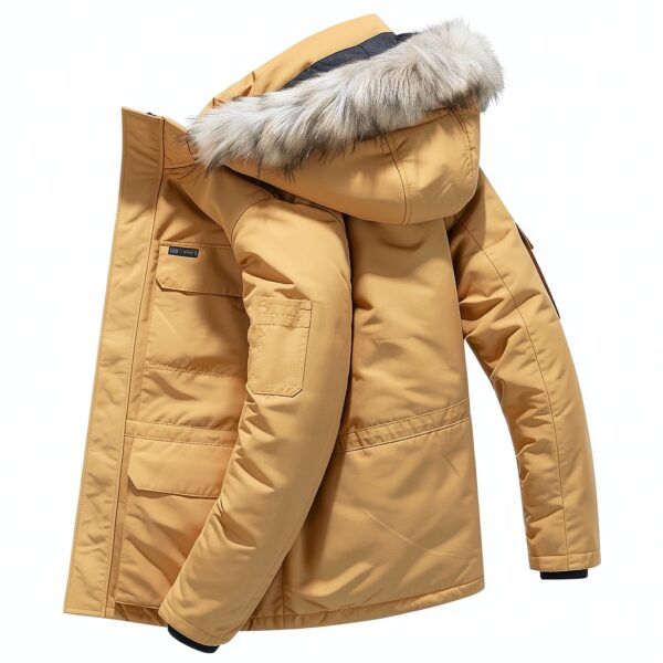 Veste doudoune homme Générique chaud polyvalent coupe-2