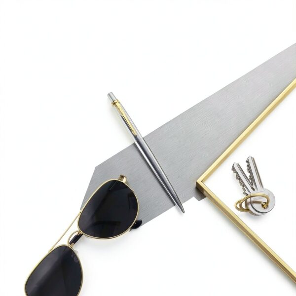 Parker Coffret duo stylos plume et bille acier inoxydable-4