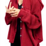 Manteau femme hiver peluche Generic bleu kaki noir vin gris-0