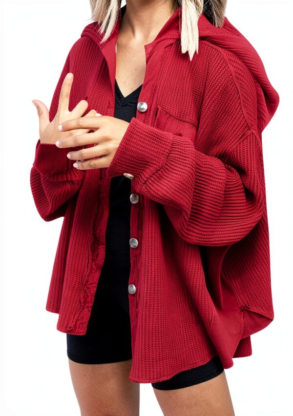 Manteau femme hiver peluche Generic bleu kaki noir vin gris-0