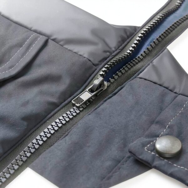 Veste Mi Saison Homme Fourrure Capuche Manteau Hiver Chaud-2