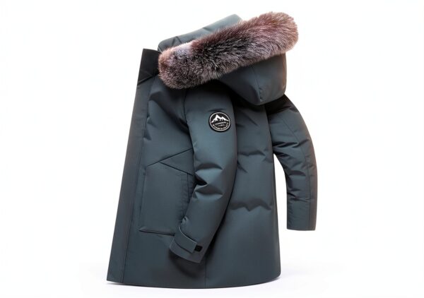 Manteau homme Générique chaud polyvalent coupe classique-1