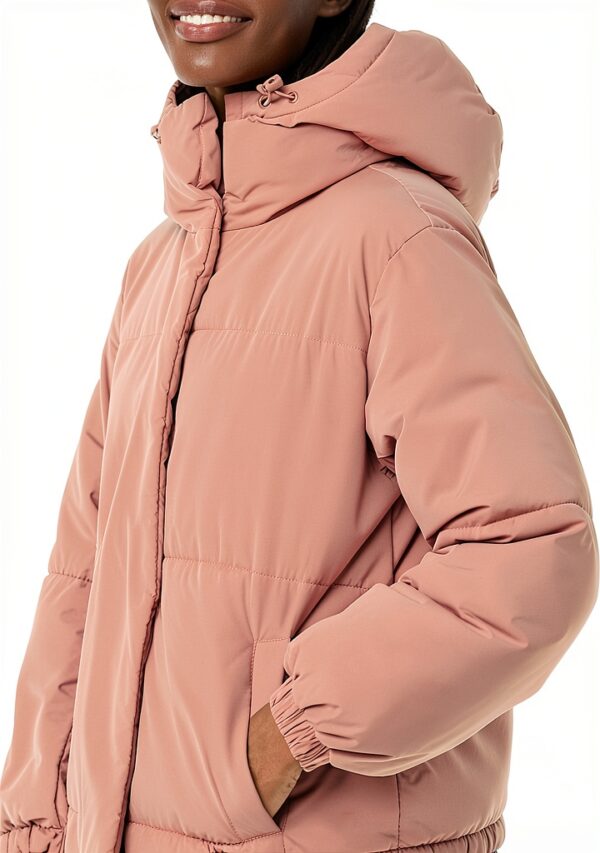 Amazon Essentials Doudoune Longue Femme Polyester Déperlant-2