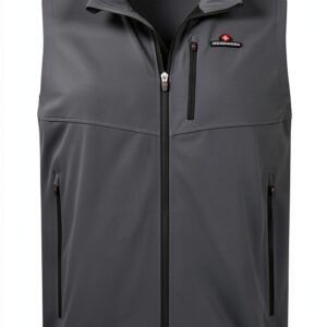 Gilet softshell homme respirant déperlant Höhenhorn noir-0