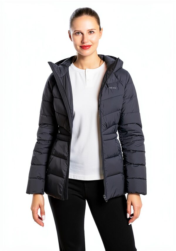 Veste hiver femme Pioneer Camp duvet canard imperméable-5