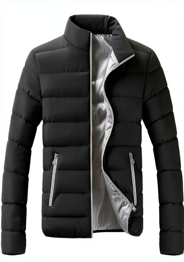 Manteau homme Kieyxd protection froid matiere souple design-0