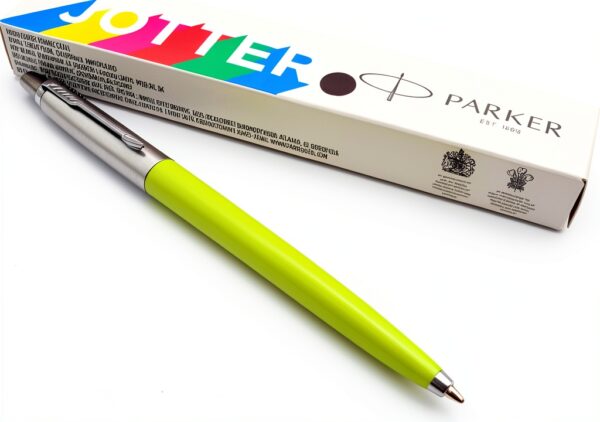 Stylo Parker Jotter Pop Art rétractable acier inoxydable-1