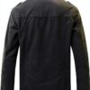 Veste militaire homme coton coupe-vent poches multiples-1